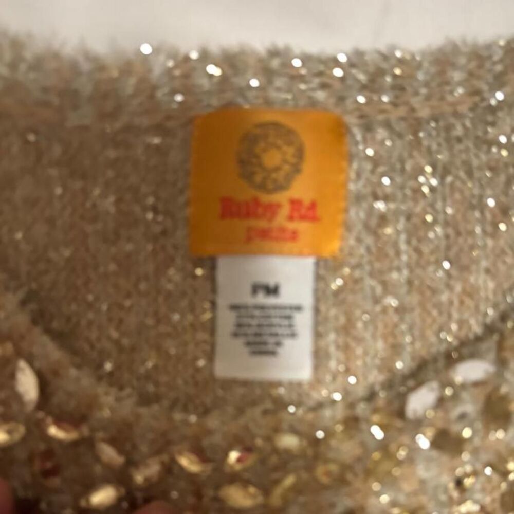 Ruby-rd Women's Gold and Silver Jumper